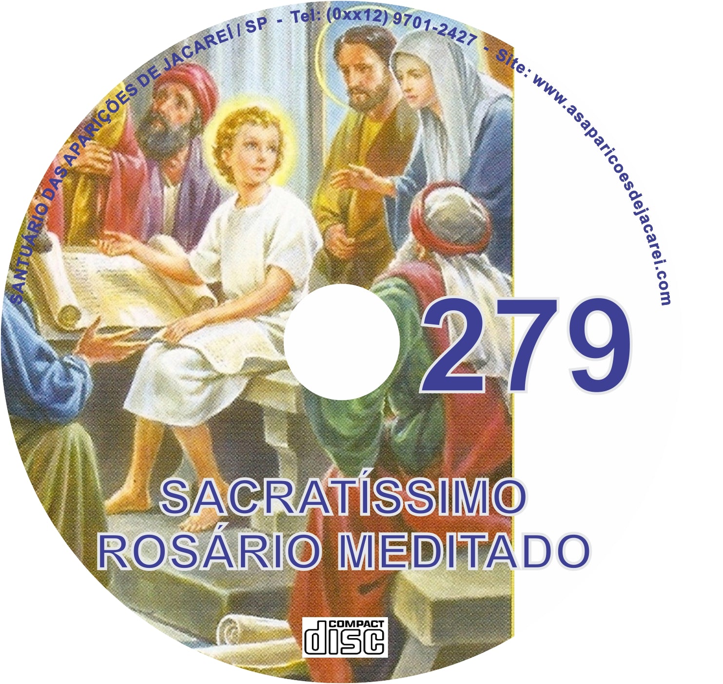 CD Rosário Meditado 279 CD Rosário Meditado 279